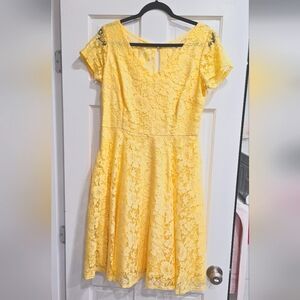 Yellow Lace Dress